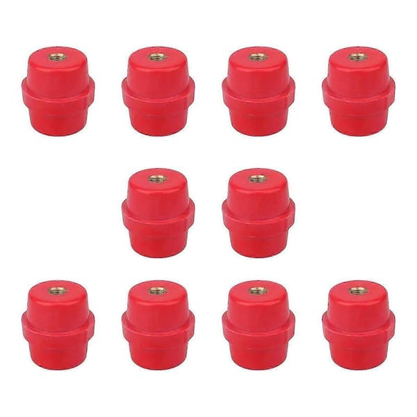 10-pack 8 mm polyesterdistanser för samlingsskenetillämpningar SM30 8