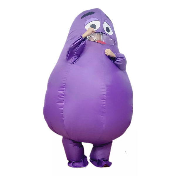 Lasten Syntymäpäivä Grimace Gameboy Aikuisten Nukke PURPLE Height 100-155cm