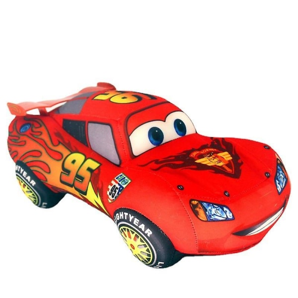 Shao Cars Filmfigur Plysjleketøy Bilmodell Biler Lightning Mcqueen #95 Perfekt Jule- og Bursdagsgave til Barn 35cm