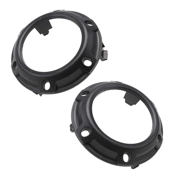 2 STK Tåkelysramme Svart Deksel 6400A739 for Mitsubishi Outlander 2007 2008 2009 Black