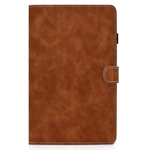 Læder tekstur etui til Samsung Galaxy Tab A7 Lite T220 Brown
