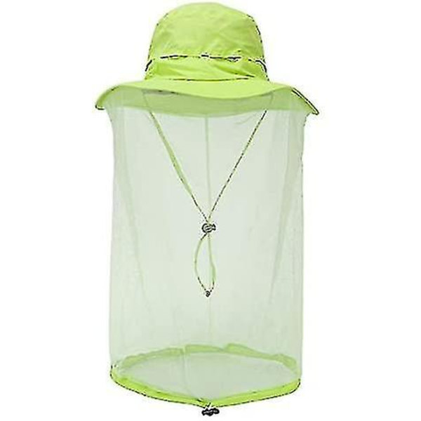 Hovednet Hat Biavl Biavler Bi Slør Hat Jagt Netting Mesh Hood Cap Bi Keeper Light green