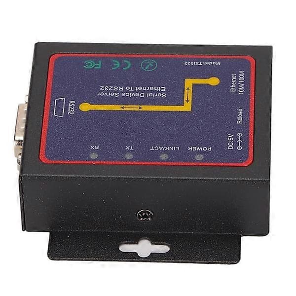 RS232 til RJ45 Konverter 10/100M Datahastighed 300bps til 230400bps Minus10℃ til 55℃ med IP210 Chipsæt