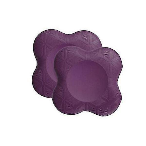 Yogaknäskydd Tryckbeständigt Tjockare Armbågar Händer Handledskudde Balansstöd Tw Purple