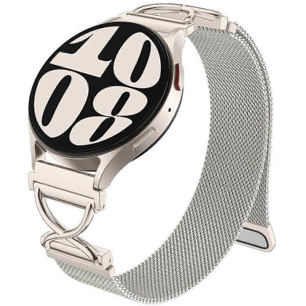 GarminActive 5 Milanese magnetisk ur i rustfrit stål med vivoactive 5 galvaniseret rem Multicolor Starlight