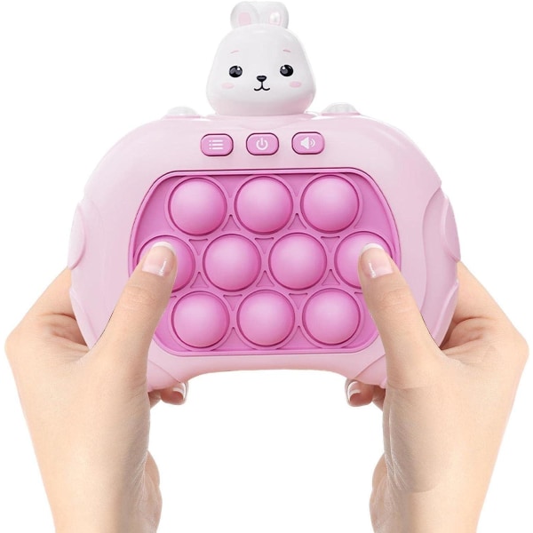 Pop It Game - Pop It Pro Light Up Game Quick Push Fidget -peli Pink Rabbit pink