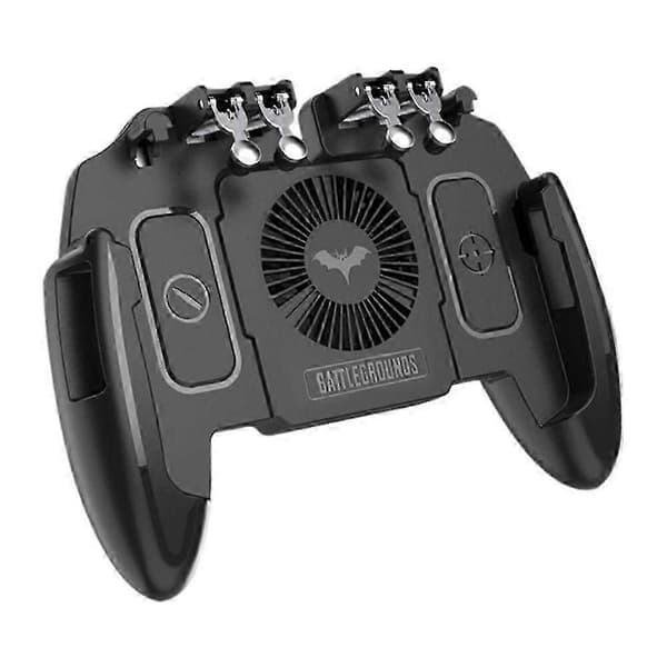 För PUBG Mobile Joystick Controller L1R1 Trigger Gamepad för iOS Android Sex 6 Finger Elements Mobil Gamepad Kylfläkt