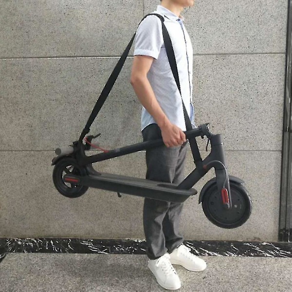 Snygg och bekväm skateboard handväska axelremmar bälte band för Xiaomi M365 scooter mode sport utomhus svart