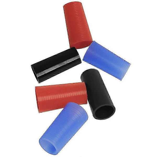 6 stk. saksofonhalsmansjett-sortiment altsaksofon bøyd halsforsegling 3.6X1.5X1.5cm