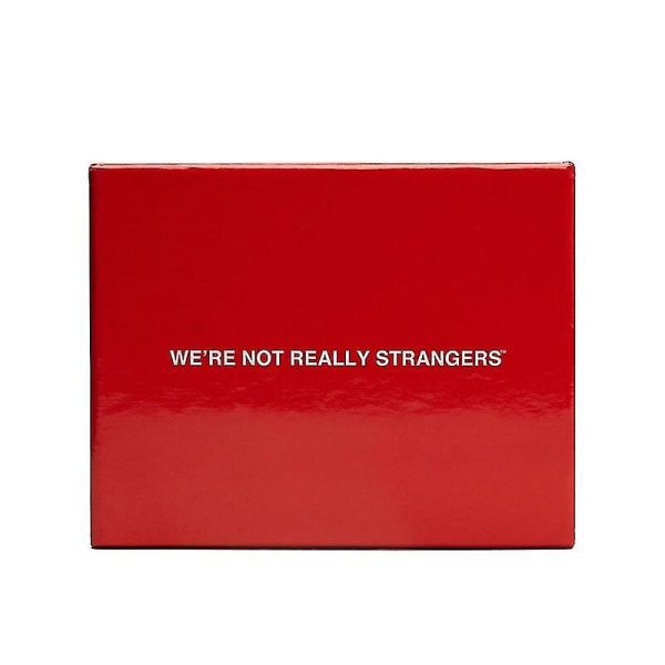 We're Not Really Strangers Card Game - Et interaktivt voksenkortspil og Icebreaker-brætspil