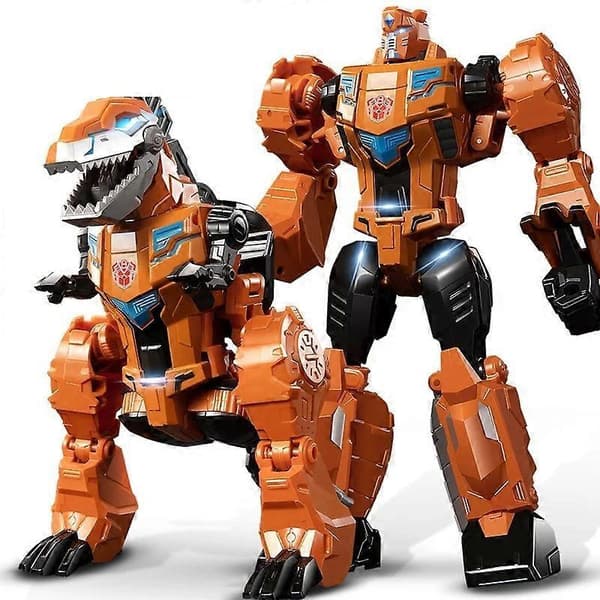 Transformerende robotbilleker – tank-, fly- og dinosaurmodeller for gutters bursdagsgave Robot 17