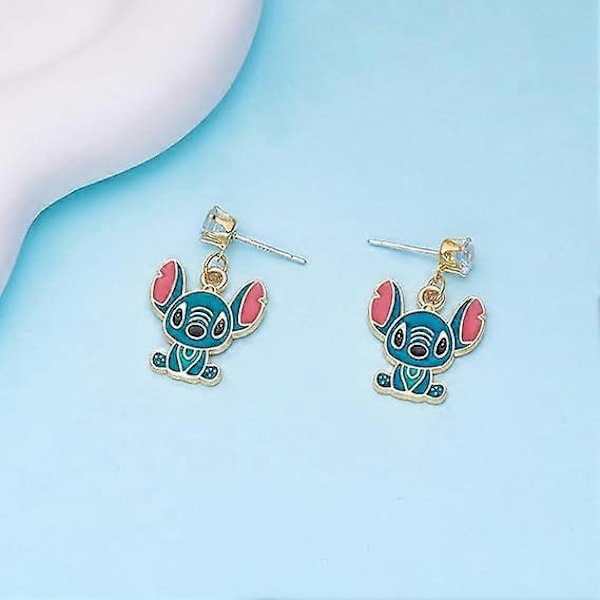 Stitch Øreringe Studs Piger Stitch Gave Ting Guld Stitch Smykker Sød Stich til Piger Hypoallergeniske Øreringe