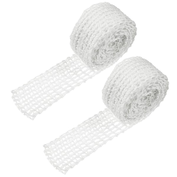 2 Rullar Korv-Nät Rullar Köttgarn Köttnät Mham Inpacknings Bomulls Nät Ät Nät Rullar Köttförpackningsverktyg As Shown