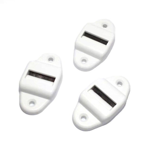Traverse Rod Slide Gardin Utskifting Hvit Plast Snap-in Traverse Slide Vindu Dør Dusj Gardin
