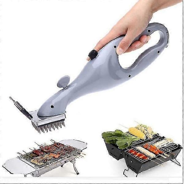 Grillrensebørstesæt i rustfrit stål - Udendørs grilltilbehør til damprensning - Inkluderer G