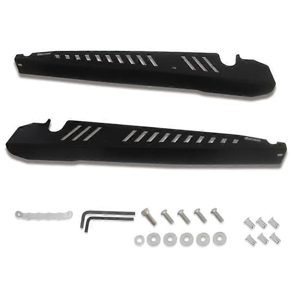 Fender Shrouds Kit Panelplade Motorrum med Hardware til Subaru WRX & STi 2015-2020, Sort Black