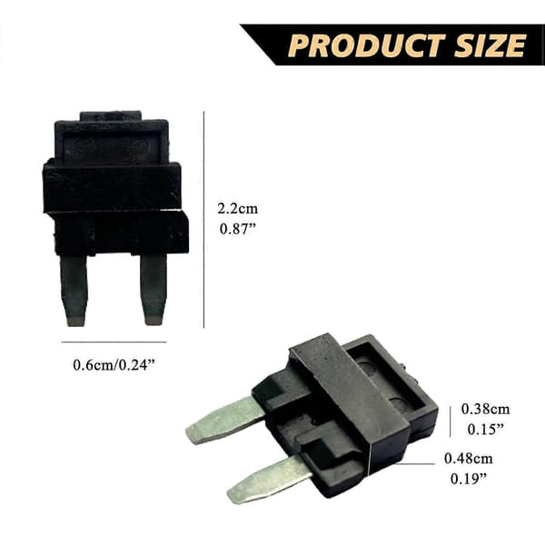 5-pak Mini Diode 1A Multifunktionssikringer til bilklimaanlæg Modstand 1N914 Reservedele