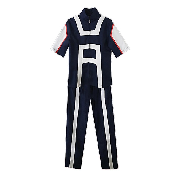 My Hero Academia Cosplay Uniform Kostym Bnha Mha Midoriya Izuku Träningsdräkt Halloween Fancy Dress Up Outfit 2XL