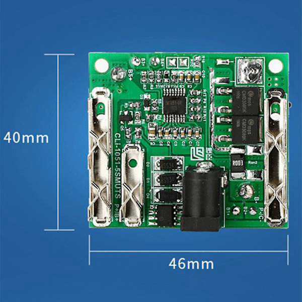 2 kpl 5s 18/21v 20a Li-ion Bms Pcm Litiumakun lataussuojakortti PCB 18650 Lithium Green