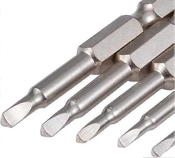 Magnetiska skruvmejslar med triangulärt huvud, 50 mm S2-stål, triangulär spets