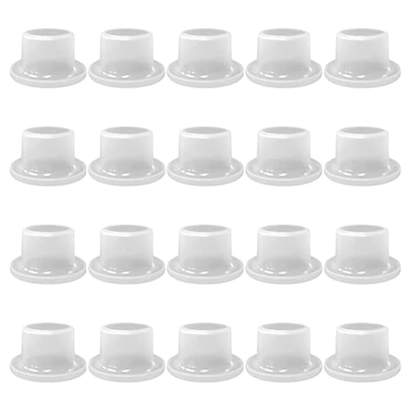 Läckagesäker silikonplugg för kran Enkel installation Rörpackningar för rörreparation White 20pcs