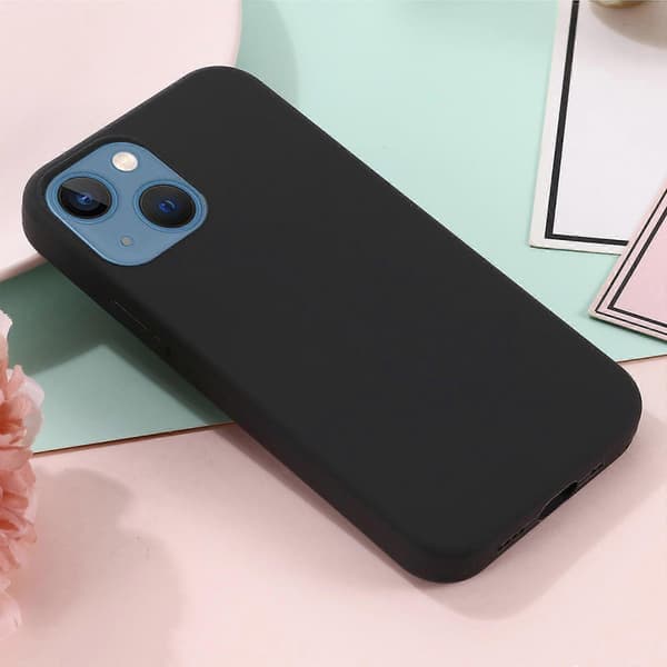 Stødsikkert Silikone Magsafe Cover til iPhone 14 Black