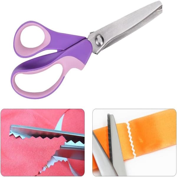 (Lilla) Sicksack saks 23,2 cm Professionel rustfrit stål se