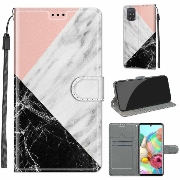 Uusi case, joka on yhteensopiva Samsung Galaxy A71 4g -väriä vastaavan matkapuhelimen cover kanssa