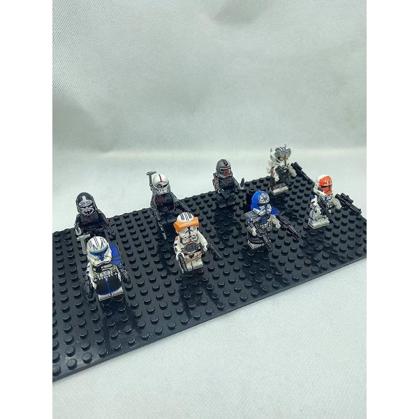 8 stk Star Wars minifigur Clone Wars Bad Batch Kaptajn Rex Commander Cody