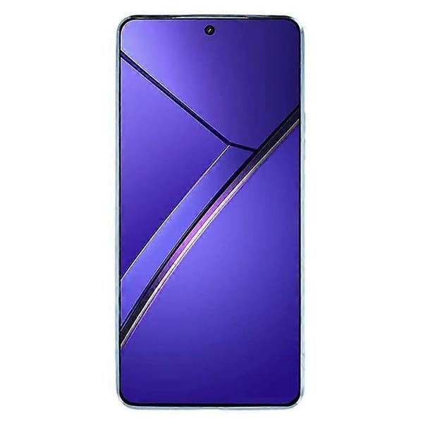 Skal med Ringstöd för Realme Neo7 5G, TPU Blommor, Gradient Glitter Blue