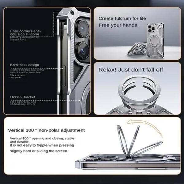 Naken Air Cooling aluminiumskal til iPhone 16