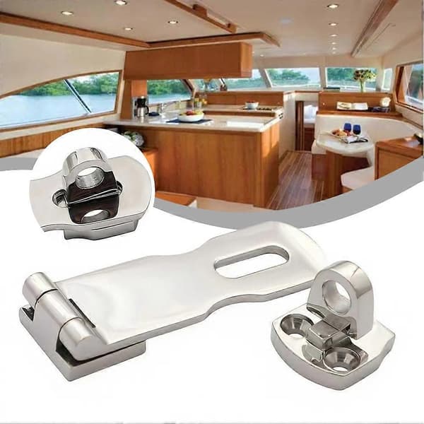 Säker 316SS hasp för åtkomstpanel Kraftig 316 för extrem hållbarhet. Kusthållbarhet A