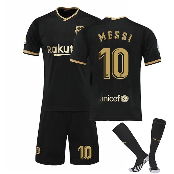 Fotbollströja för barn Fotbollströja Hemma Borta Träningströja 21/22 20 21 Barcelona Away Messi 10 S