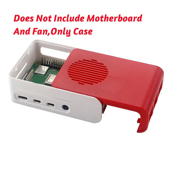 Case Gen 4 4B case jäähdytystuulettimelle ABS monitoiminen case laatikko RedWhite