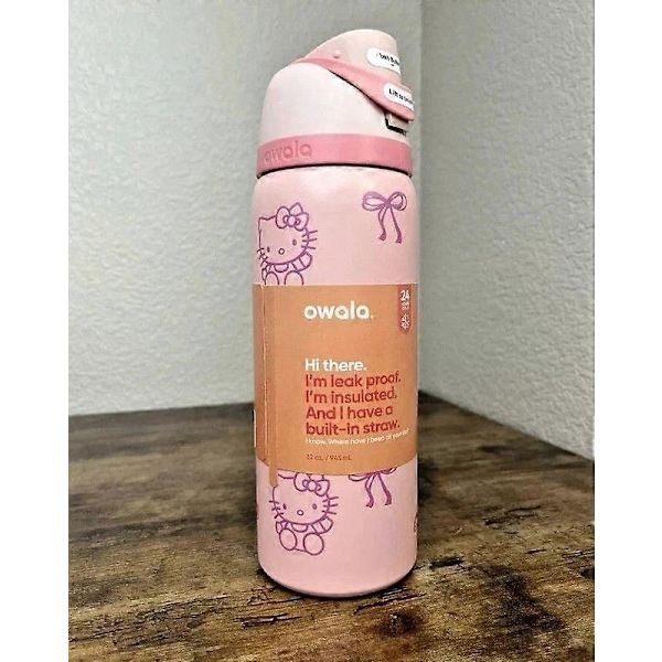 Owala x Hello Kitty Pink Rose Quartz -pullo 24oz/32oz B 32oz