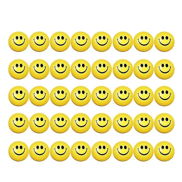 2,5-tommers smil-stressballer Bulk Happy Smile Stressballer Mini Funny Foam Balls Barn Smile T
