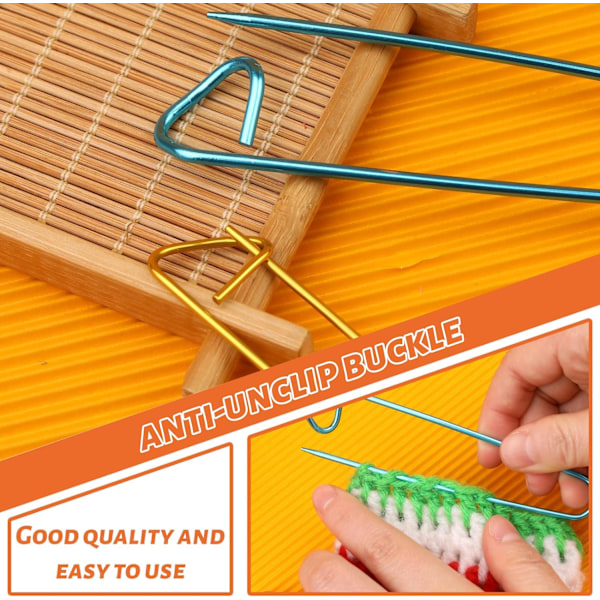 45 st Loom Virknål Kit, Stickning Virknålar med Plast Synålar Garn Nålar, Stickning Loom Virknål Virknål för stickning Craft DIY