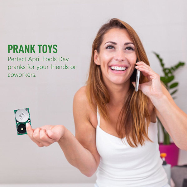 Irriterande kretskort - April Fools Day leksaksprank utrustning slutar inte med ljudet