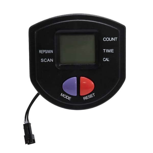 Erstatningsmonitor Speedometer for stasjonære sykler, stepmaskin, ridesimulator, treningssykkelcomputer Black