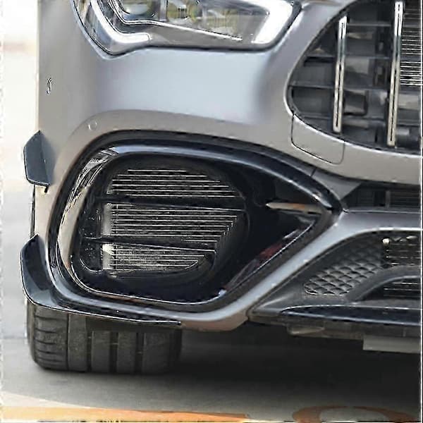 Frontspoiler til CLA45 AMG C118 2020-2021 sort højglans