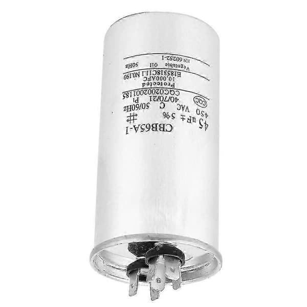 CBB65 45UF 450V aluminiumfoliekondensator för start av luftkonditioneringskompressor