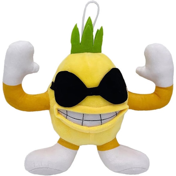 Torni Ananas pehmolelu korkea pehmo Pizza Tower pehmoeläinkokoelma hahmo söpö pehmeä lelu pehmeä ja söpö pehmolelu