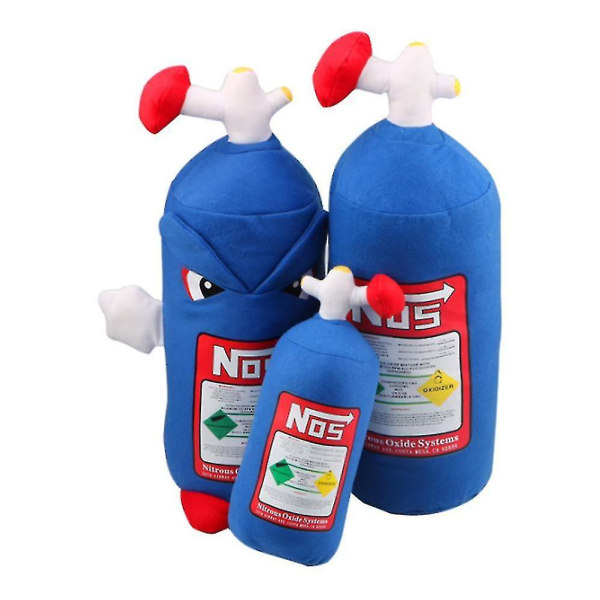 Nos nitrous oxide bottle pillow car decoration headrest cushion creative plush pillow size 13277 NOS 45cm