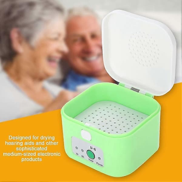 Affugter Tørrer Sterilisator Etuiholder, USB Tørreboks Høreapparat Tørreetui