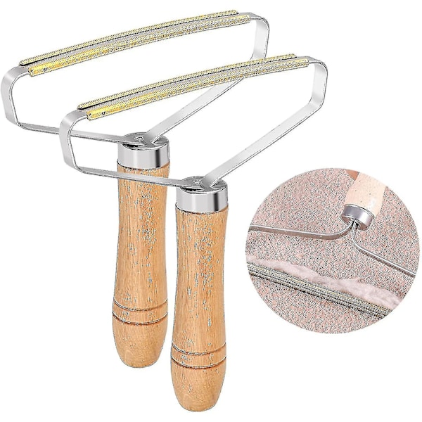 2-pack Bärbar Hårfjernare, Djurhårsborttagare, Bärbar Ludd-borttagare, Mattborste, Används för att Ta Bort Damm och Djurhår från Kläder, Filtar, Soffor