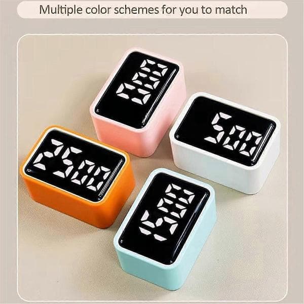 Mini Digital Timer LED Visuel Timer Køkken Timer Himmelblå