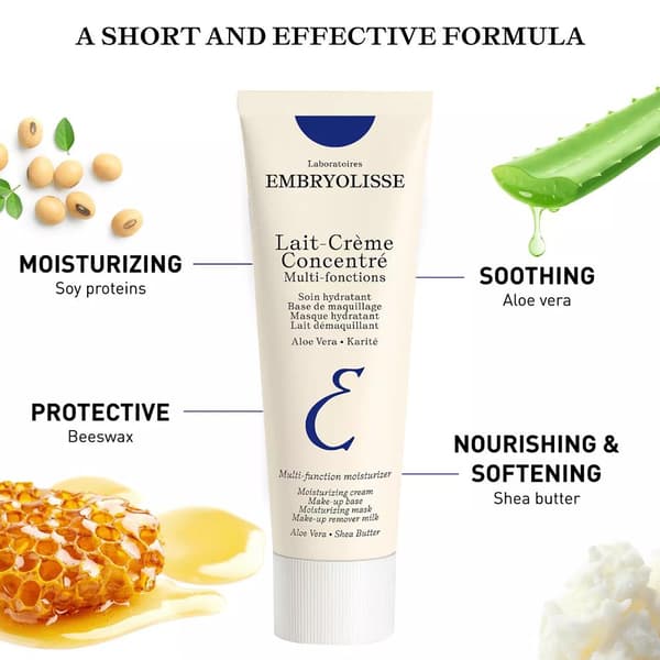 [LCS]2 stk Embryolisse - Lait-Crème Concentré - Multifunksjonell fuktighetskrem 75 ml