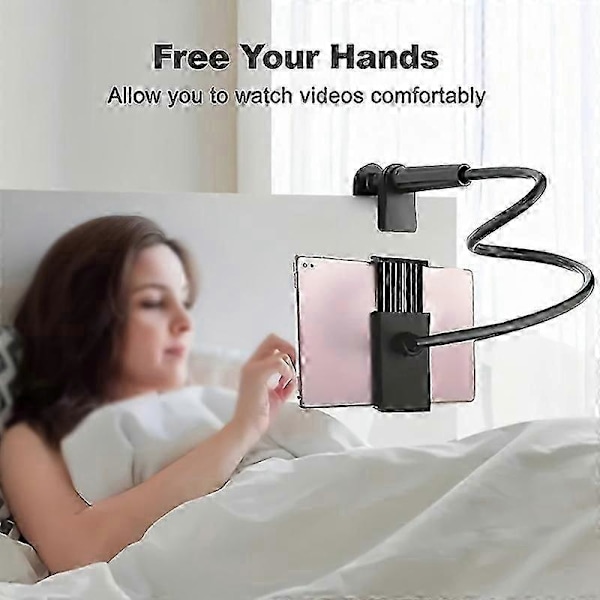360 Graders Roterende Tablet Telefonholder Spiral Base Lazy Stand Mobiltelefon Tablet Sengestativ Seng Lazy Stand - God