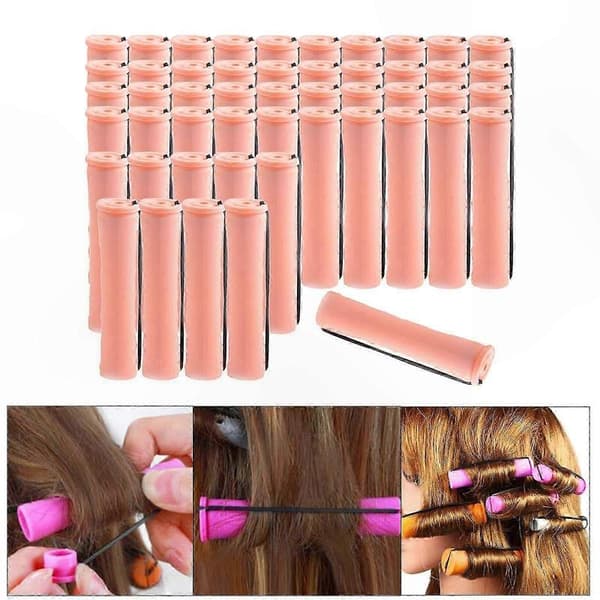 Små Medium Store Permanentstave til Naturlig Bølget Hårstyling 50Pcs 2.0cm