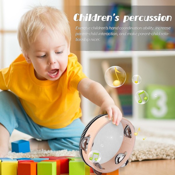 11 stk Børn Hånd Percussion Instrument Sæt Bærbar Børn Musik Oplysningsmusik Instrument Sæt Multicolor